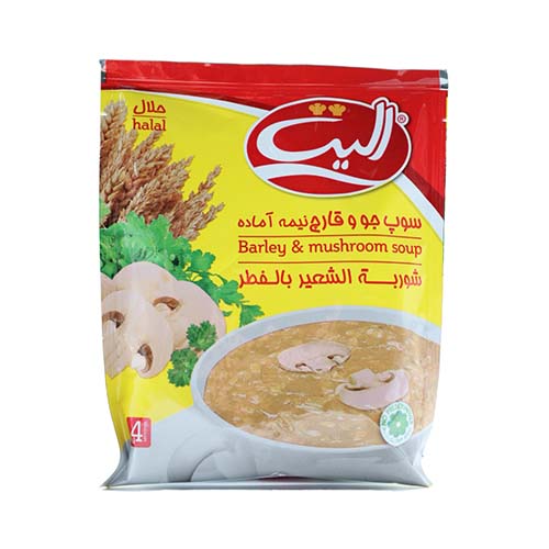 سوپ جو و قارچ 65g الیت سوپ جو و قارچ 65g الیت