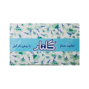 صابون حمام 130g جعبه 6ع سفید طرح چهره گلنار