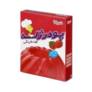 پودر ژله توت فرنگی 100gشیبا