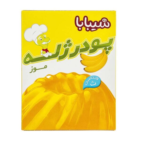 پودر ژله موز 100gشیبا
