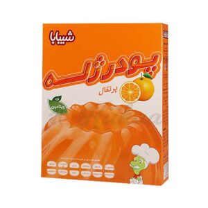 پودر ژله پرتقال 100gشیبا