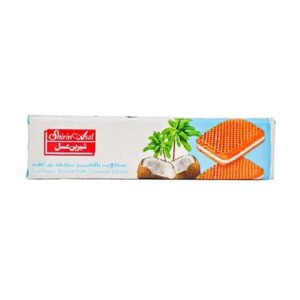 بيسکويت کرمدارمانژ نارگيل 120g شيرين عسل