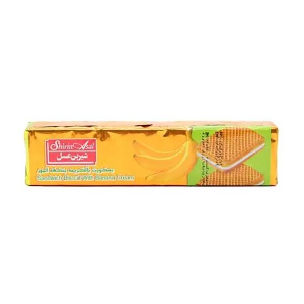 بيسکويت کرمدارمانژ موز120g شيرين عسل