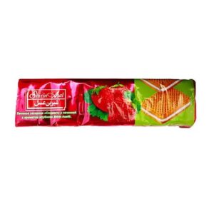 بيسکويت کرمدارمانژ توت فرنگي 120g شيرين عسل