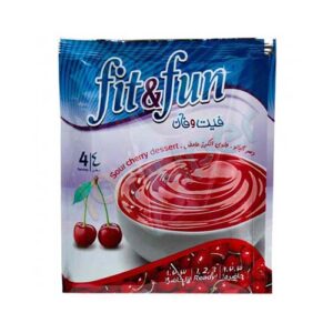 دسر آلبالویی 110g فیت وفان