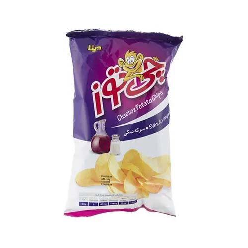 چیپس سرکه و نمک متوسط 60gچی توز