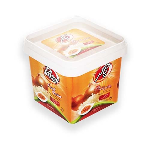 پیاز سرخ شده 125gخلالی درشت سایز 1.2پاکر پیاز سرخ شده 125gخلالی درشت سایز 1.2پاکر