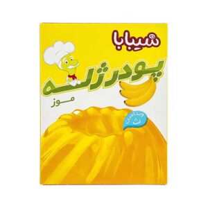 پودر ژله ساشه 100 گرمي موز شيبا