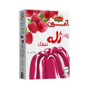 پودر ژله با طعم تمشک100g آمون