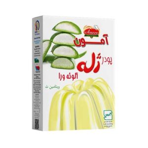 پودر ژله با طعم آلوئه ورا100g آمون