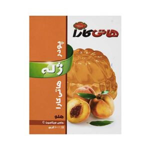 پودر ژله هلو 100 گرمی هاتی کارا
