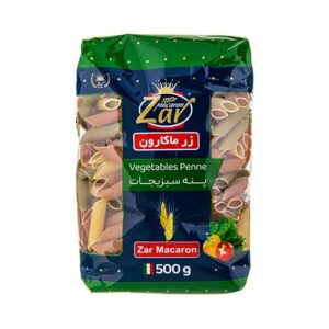 پنه ریگاته سبزیجات 500 زر ماکارون