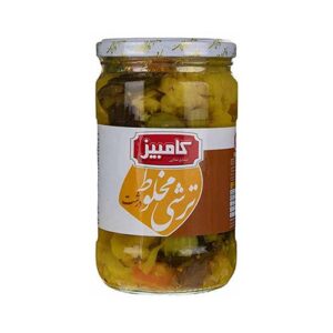 ترشی مخلوط درشت 670گ کامبیز