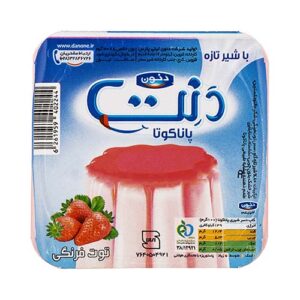 دسر بليستر پاناکوتا توت فرنگي 100 گ دنت
