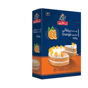 پودر کیک پرتقالی 500 گرم زر ماکارون