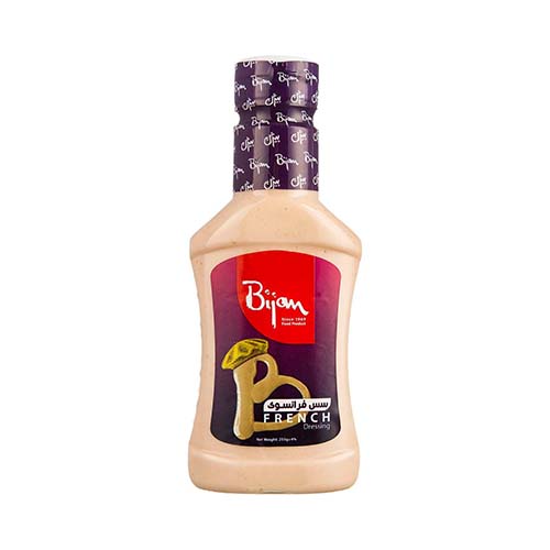 سس فرانسوی بطری پت 255 گرمی بیژن سس فرانسوی بطری پت 255 گرمی بیژن