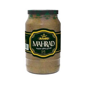 زیتون پرورده شیشه 1000 گرمی مهراد