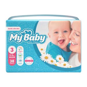 پوشک بچه عصاره بابونه سایز 3 اکو 38ع مای بیبی