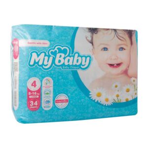 پوشک بچه عصاره بابونه سایز 4 اکو 34ع مای بیبی