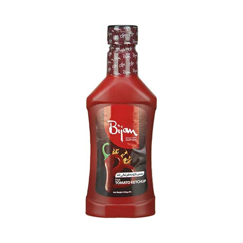 سس کچاپ تند 550 گرمی بیژن سس کچاپ تند 550 گرمی بیژن