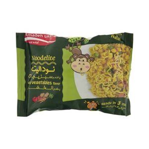 نودل سبزی آماده لذیذ 75 گرمی الیت
