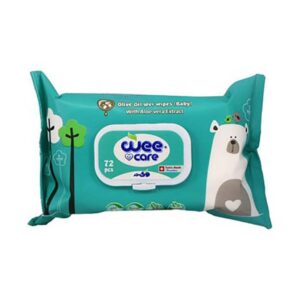 دستمال مرطوب کودک 72 برگی حاوی روغن زیتون وی