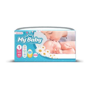 پوشک بچه عصاره بابونه سایز 1 اکو 40ع مای بیبی