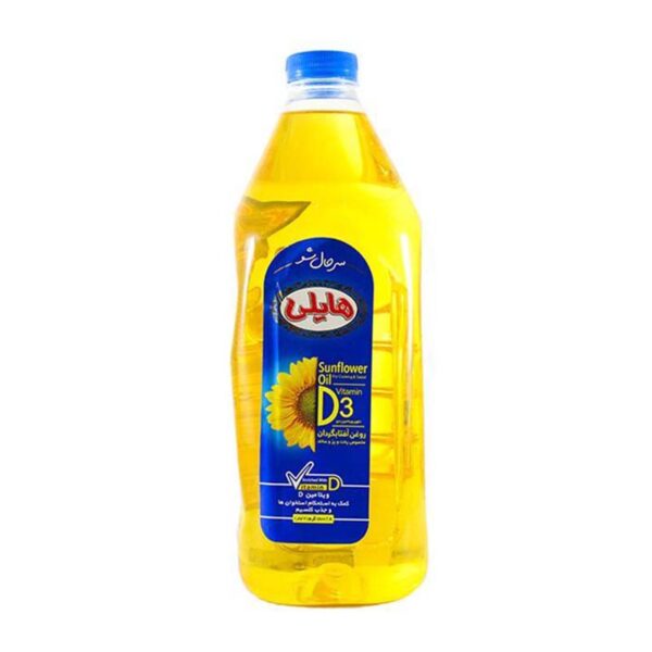 روغن مایع آفتابگردان 2 لیتری(1800گرمی) ویتامینهD3 هایلی