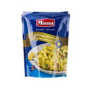 پاستا نیمه آماده با طعم پنیر و کاری 145 گرمی مانا