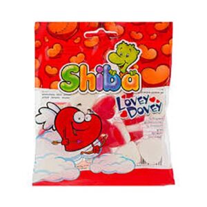 پاستیل قلب دولایه65 g شیبا 