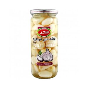 ترشي سير مرواريد ممتاز شيشه 500 گرمي سحر