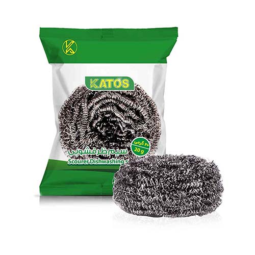 سيم ظرفشويي استيل 20 گرمي کاتوس سيم ظرفشويي استيل 20 گرمي کاتوس