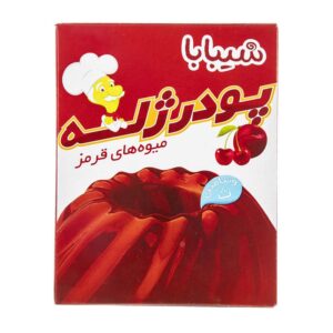 پودر ژله مخلوط ميوه هاي قرمز100 گرمي شيوا