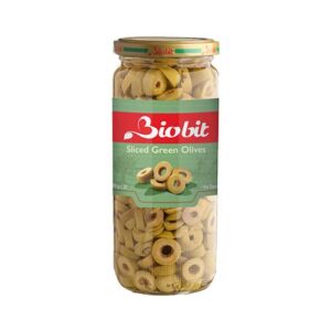 زيتون سبز اسلايس 500 گرم بايوبيت