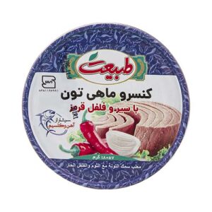 تن ماهی 180 گرمی با سیر و فلفل طبیعت