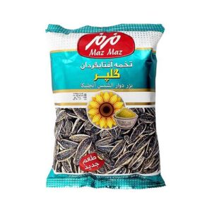 تخمه آفتابگردان پوستدارگلپر100گرم مزمز