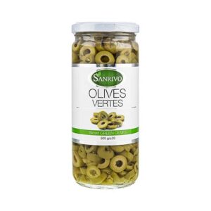 زيتون اسلايس شده 500گرمي سانريوو