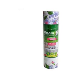 سفره يکبارمصرف کاغذي تجزيه پذير عرض 120 سانت 10 متري کوالا