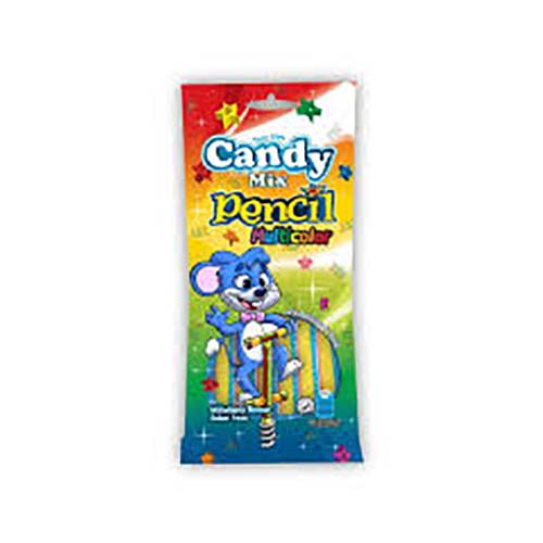 پاستيل مدادي رنگين کمان 85 گرم کندي ميکس پاستيل مدادي رنگين کمان 85 گرم کندي ميکس