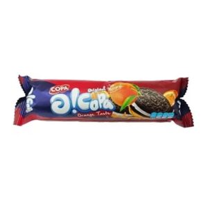 بيسکويت کاکائويي با طعم پرتقالي 90گرمي اوکوپا