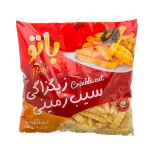 سيب زميني نيمه سرخ منجمد خلالي زيگزاگ (كرينكل) 750 گ باتو