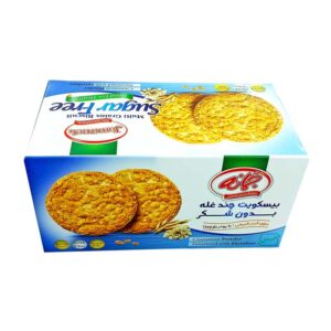 بيسکوييت چند غله جعبه ساده 190 گرم جمانه