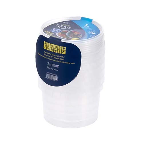 سطل ماکروویوی 6 ع 310 PP پیک نیک سطل ماکروویوی 6 ع 310 PP پیک نیک