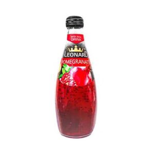 نوشیدنی انار حاوی تخم ریحان 300cc لئونارد