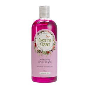 شامپو بدن خوشبو كننده و ضد تعريق با عصاره شكوفه گيلاس 500 ml درماکلين