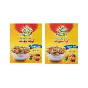 آبنبات شش میوه بدون قند و رژیمی110گرمی کامور