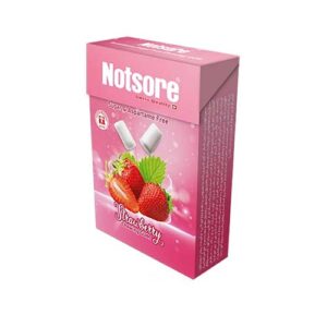 آدامس پاکتی بدون قند با طعم توت فرنگی 21 گ ناتسور