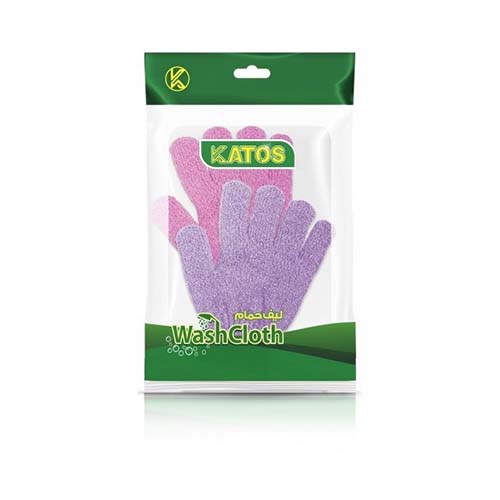 ليف حمام دستکشي لايه بردار ( 2عددي ) کاتوس