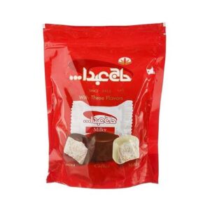پشمک دوسرپيچ (شکلاتي ) 350 گرم کيفي حاج عبدالله