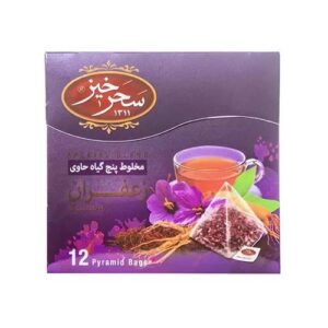 دمنوش مخلوط جنسينگ و زعفران 12 عددي سحرخيز